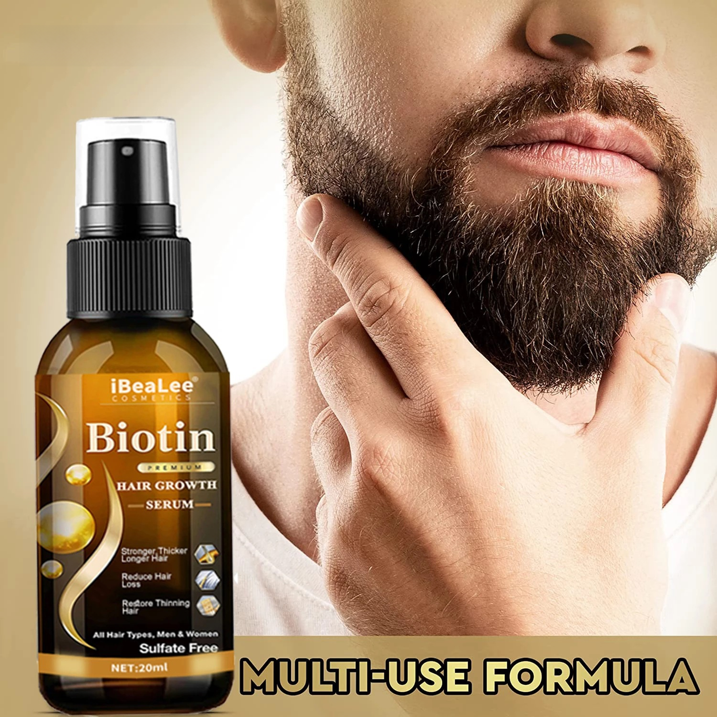 iBeaLee Hair Care Serum for Nourished and Thick Hair