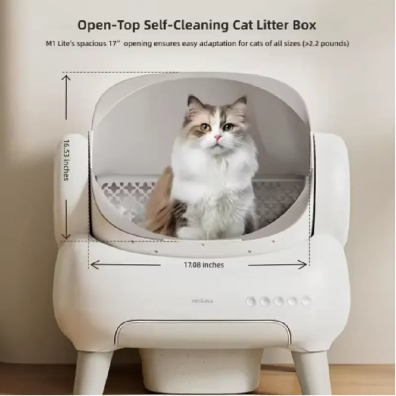 Neakasa Above Open litter box Self-Cleaning Cat Toilet Large Capacity Cat Litter Mat For Multiple Cats