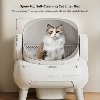 Neakasa Above Open litter box Self-Cleaning Cat Toilet Large Capacity Cat Litter Mat For Multiple Cats